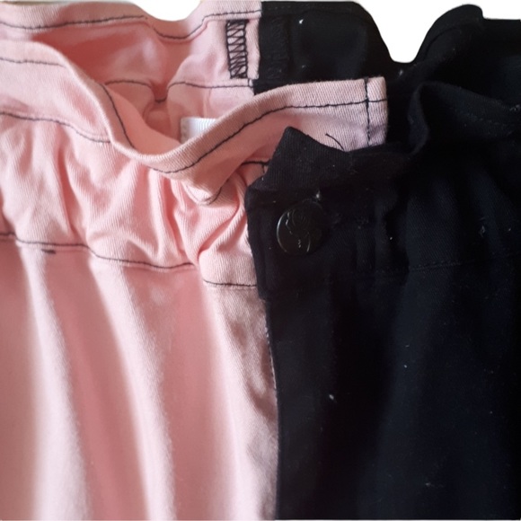 Black Friday- Two Tone pink,black paperwaist trouser size 10 - Picture 6 of 7